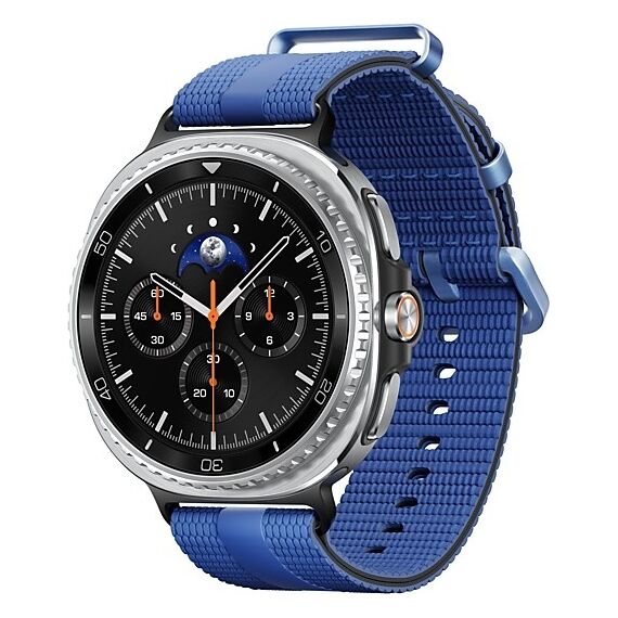 Galaxy Watch8 Classic | 46 мм | 4G LTE | Black | Athleisure/Blue | M/L, Размер: 46 мм, Цвет: Black, Тип ремешка: Athleisure, Цвет ремешка: Blue, Размер ремешка: M/L, Подключение часов: Bluetooth / Wi-Fi + 4G LTE